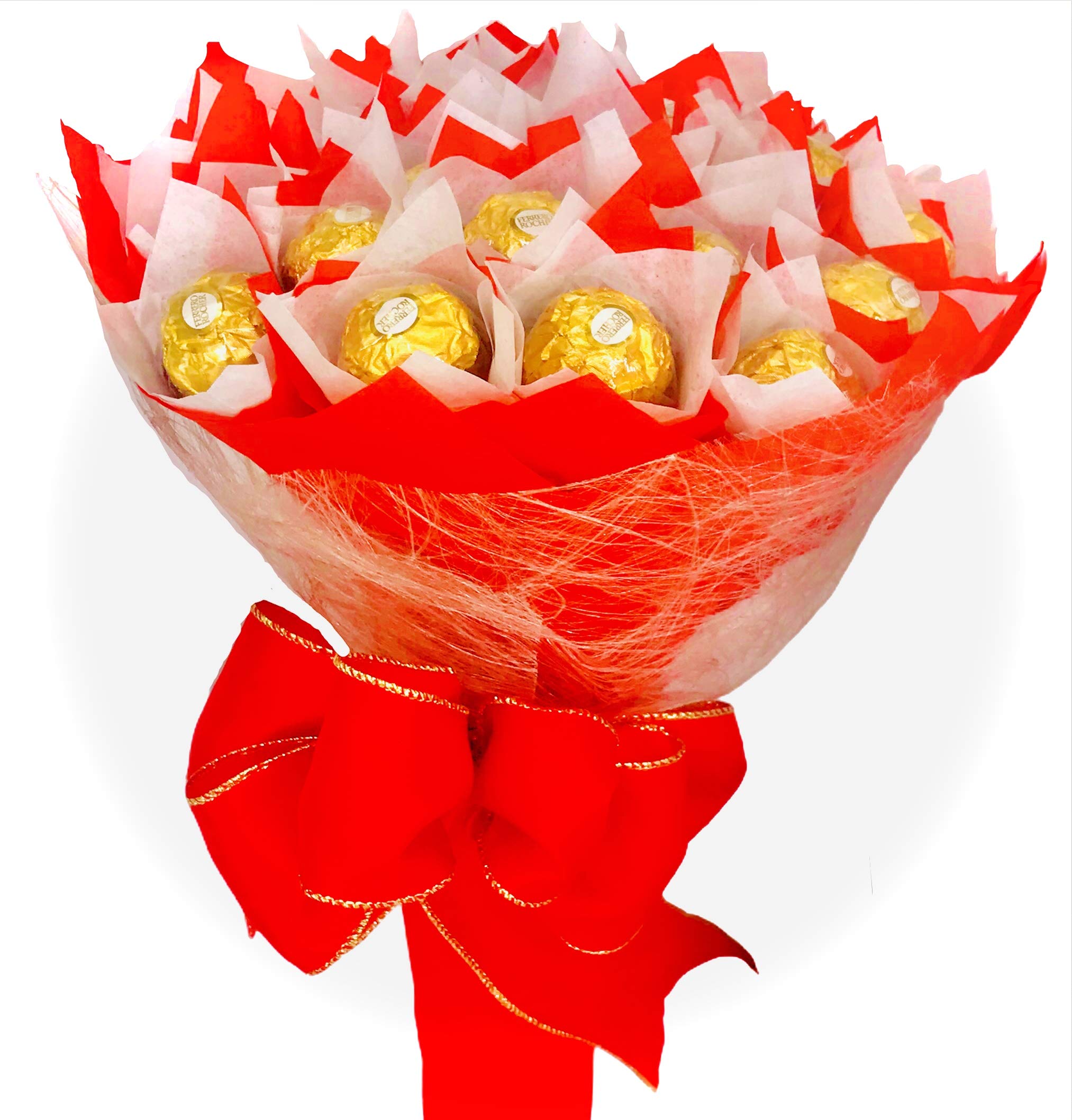 Hazelnut Chocolate Rose Gift Bouquet Set