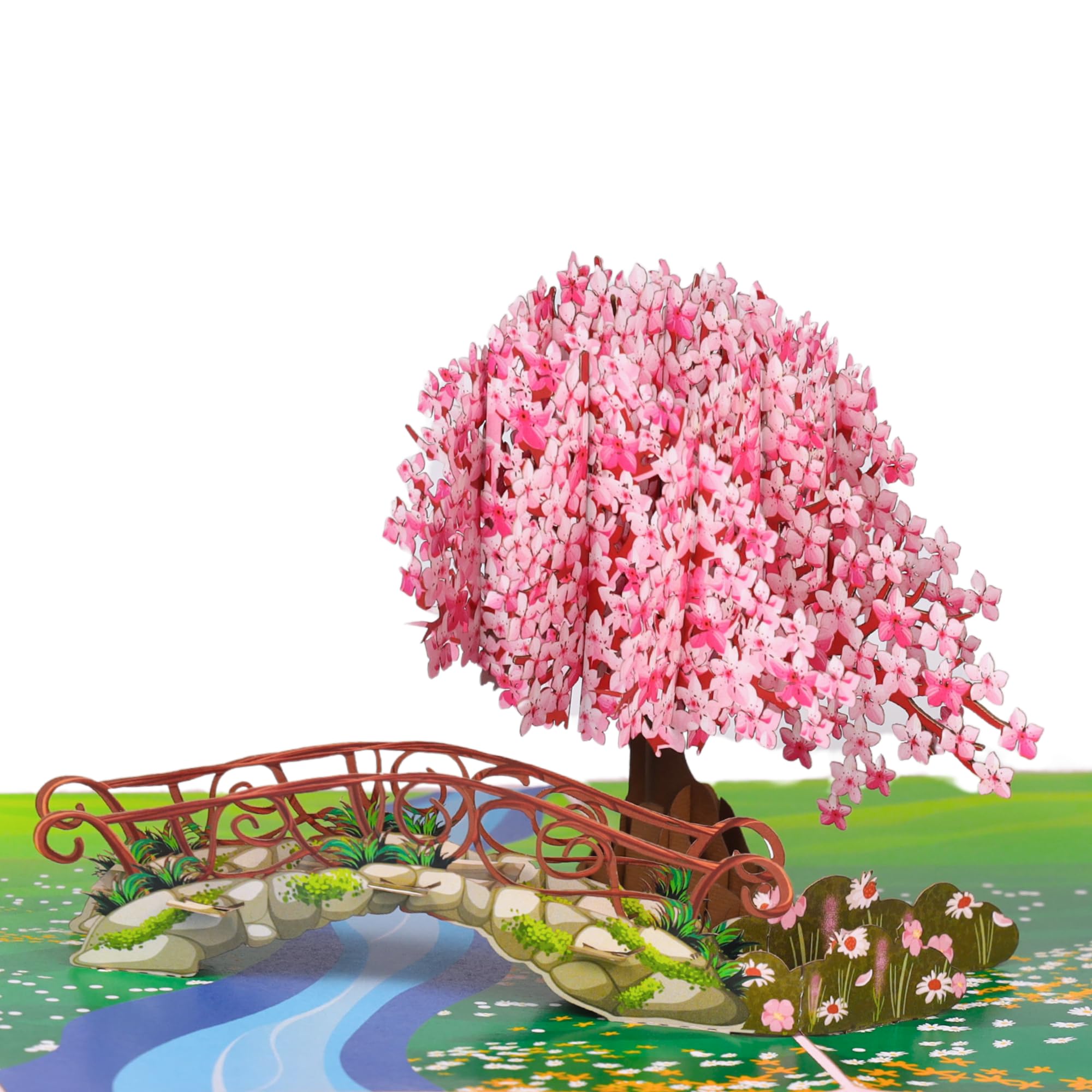 Cherry Blossom 3D Pop-Up Greeting Card