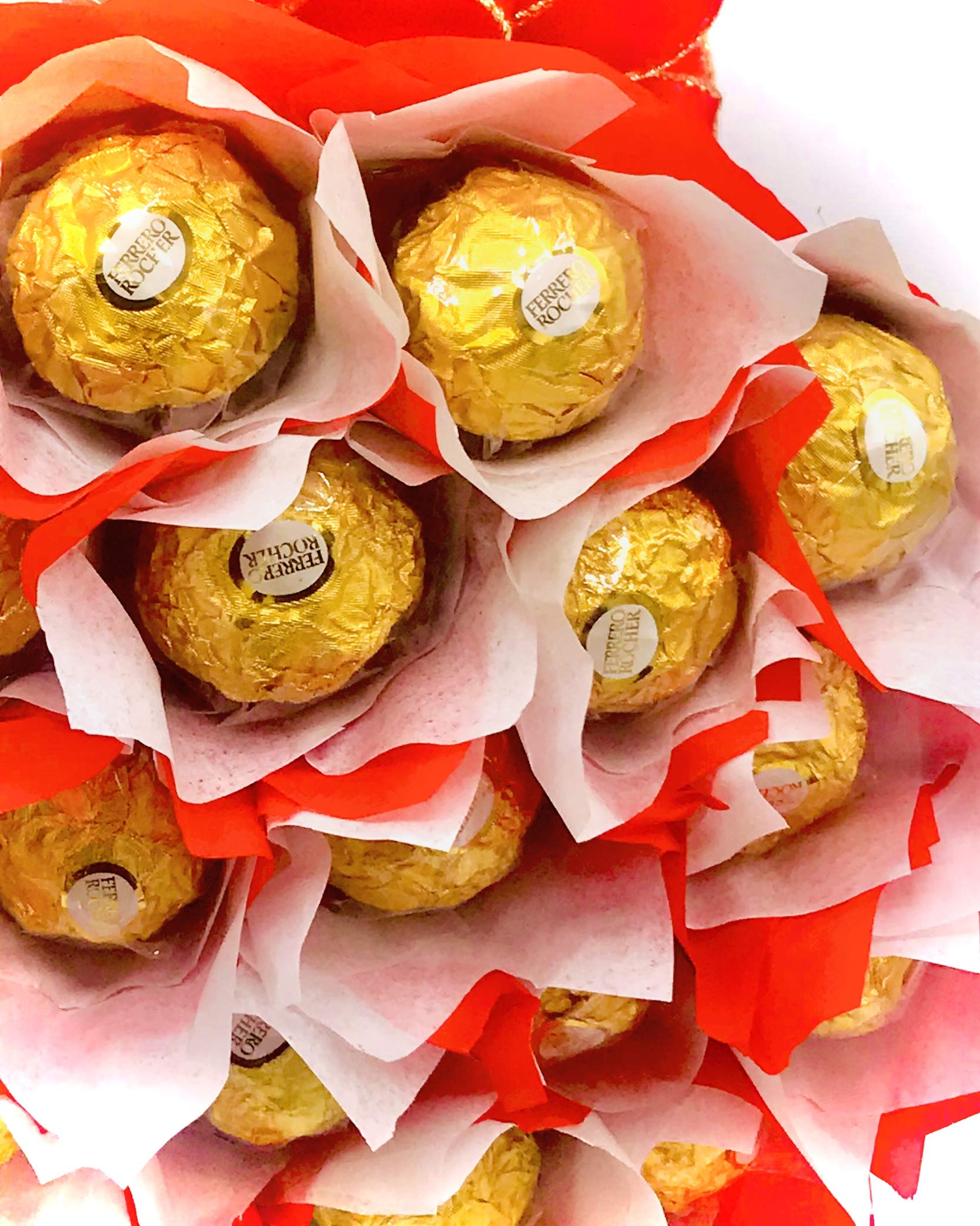Hazelnut Chocolate Rose Gift Bouquet Set