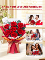 7-Piece Preserved Rose Bouquet Gift Set