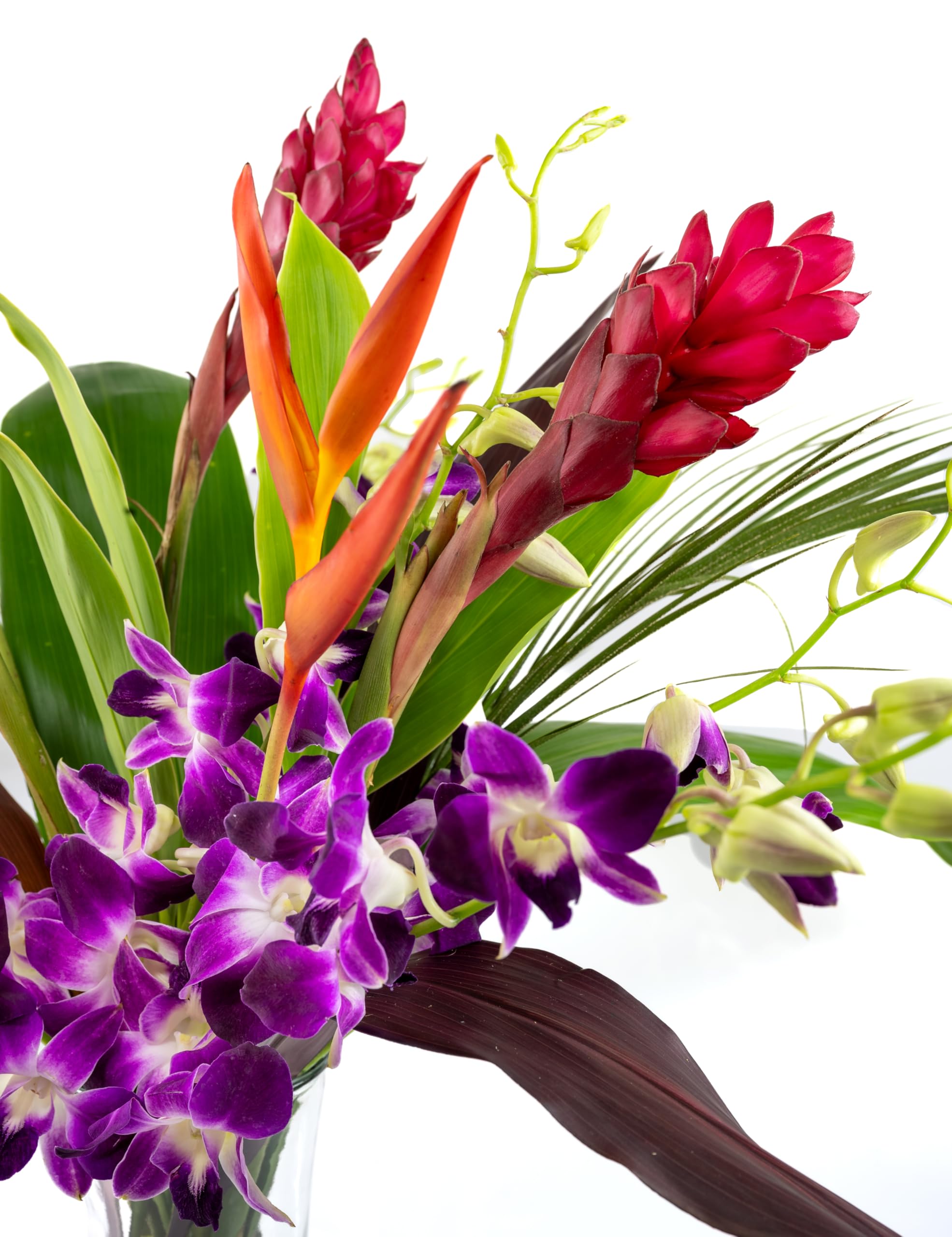 Tropical Orchid & Hawaiian Flower Bouquet