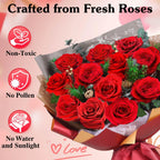 ADDWel Preserved Roses Gifts for Women,Eternal Roses That Lasts Years Birthday