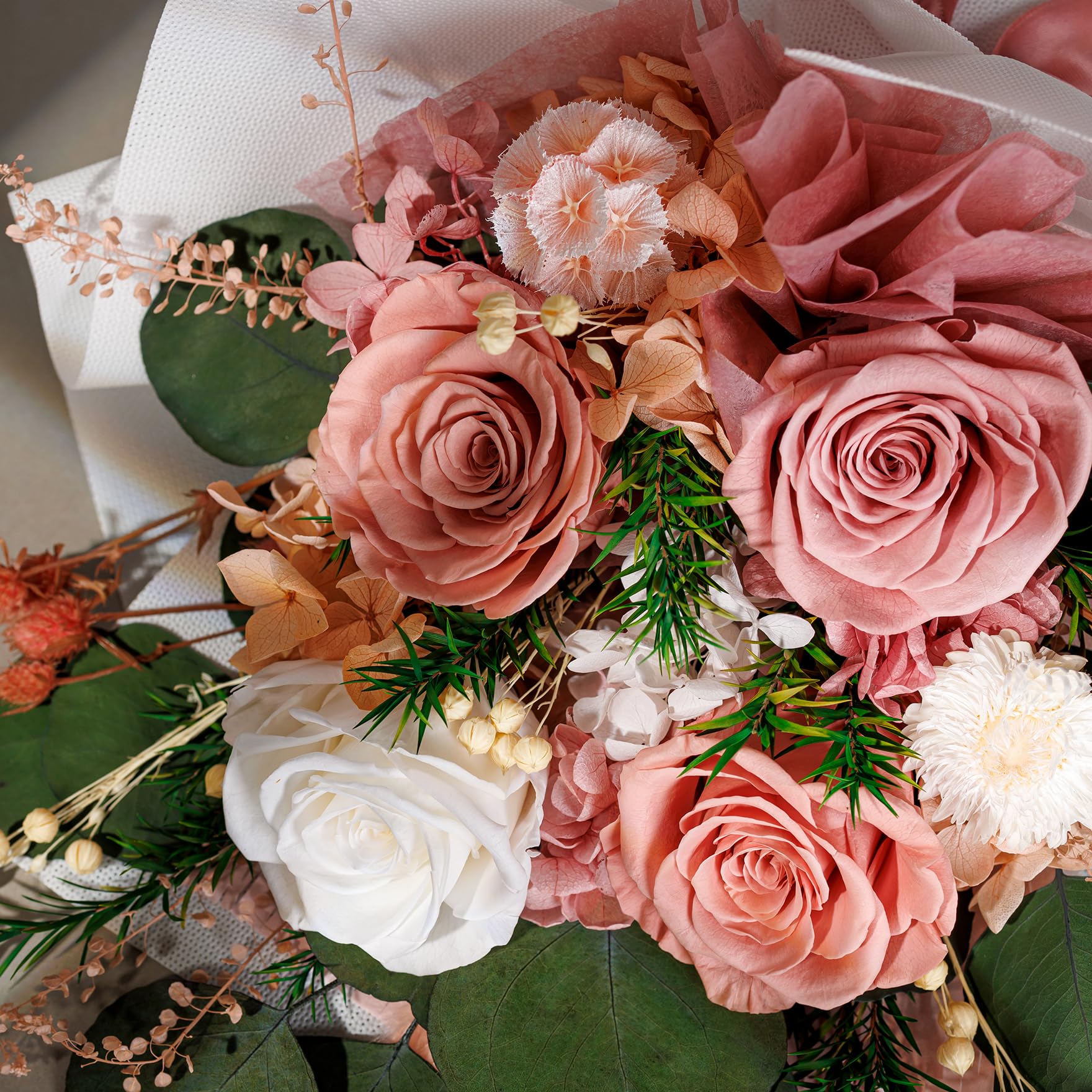 Perfectione Roses Preserved Flowers Bouquet(Medium)