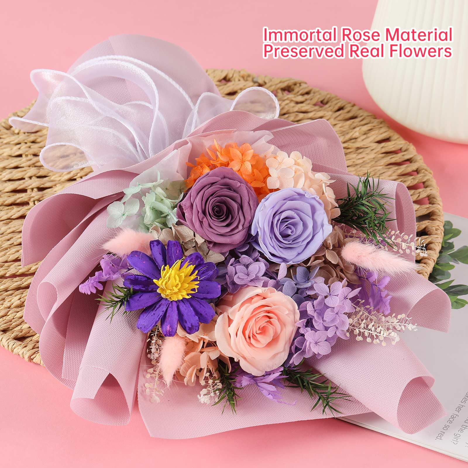 Preserved Rose Bouquet Gift for Mother & Her