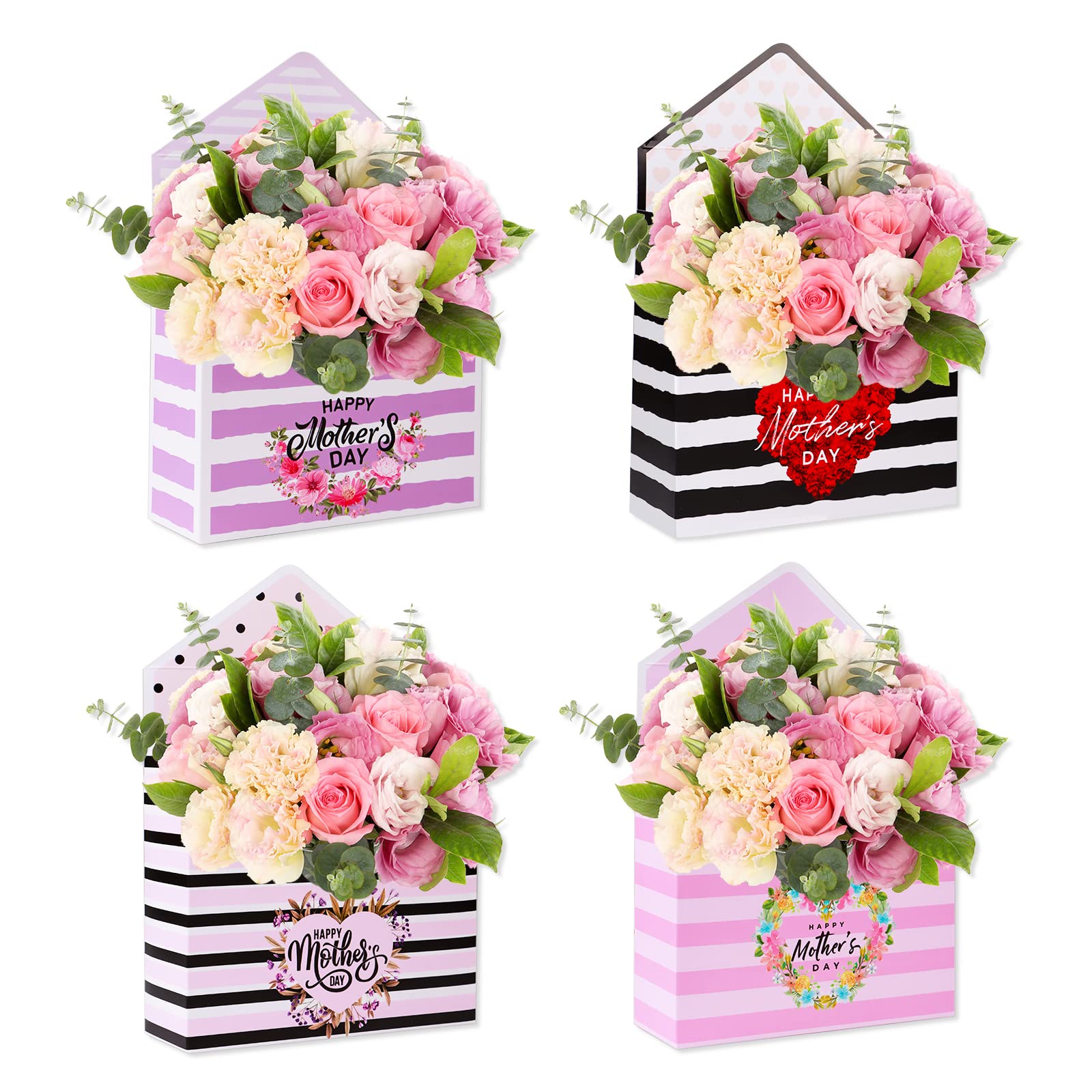 4-Set Mother’s Day Flower Gift Boxes