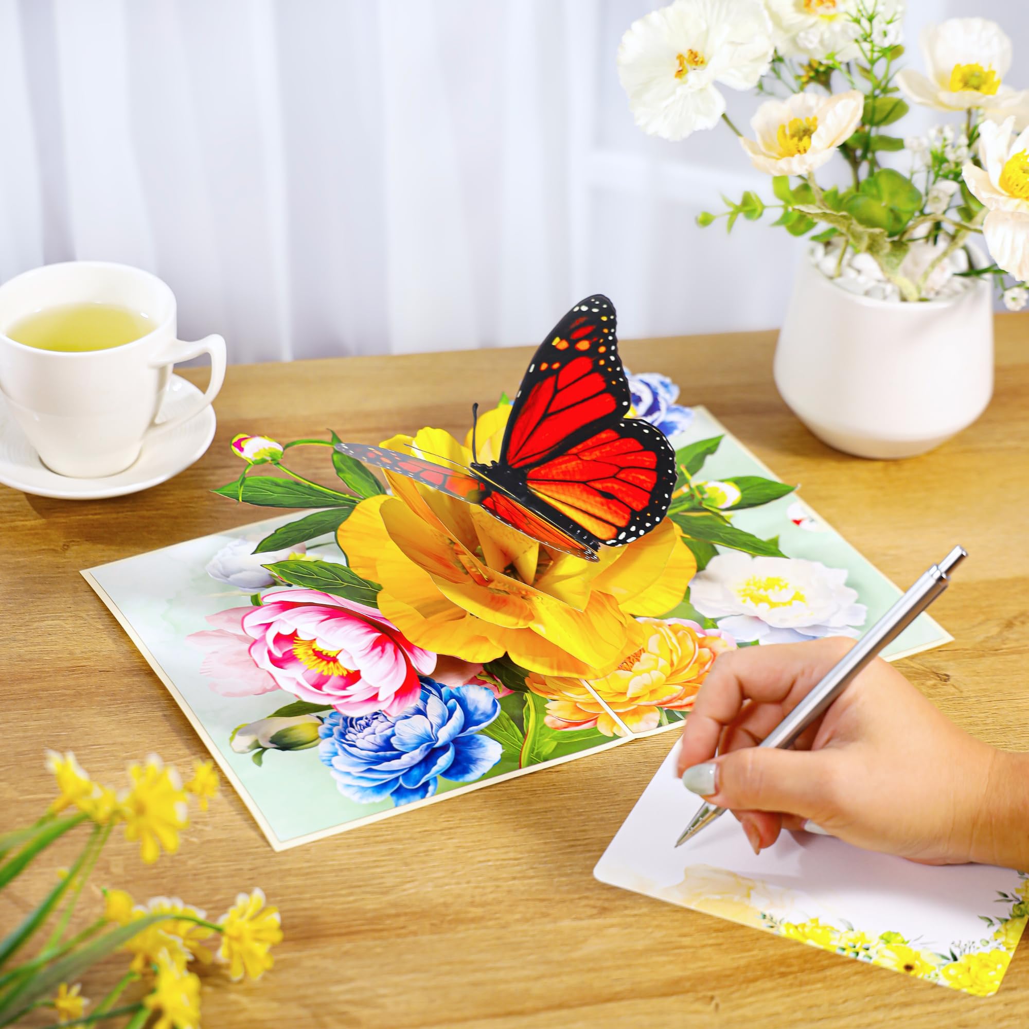 Cherry Blossom 3D Pop-Up Greeting Card