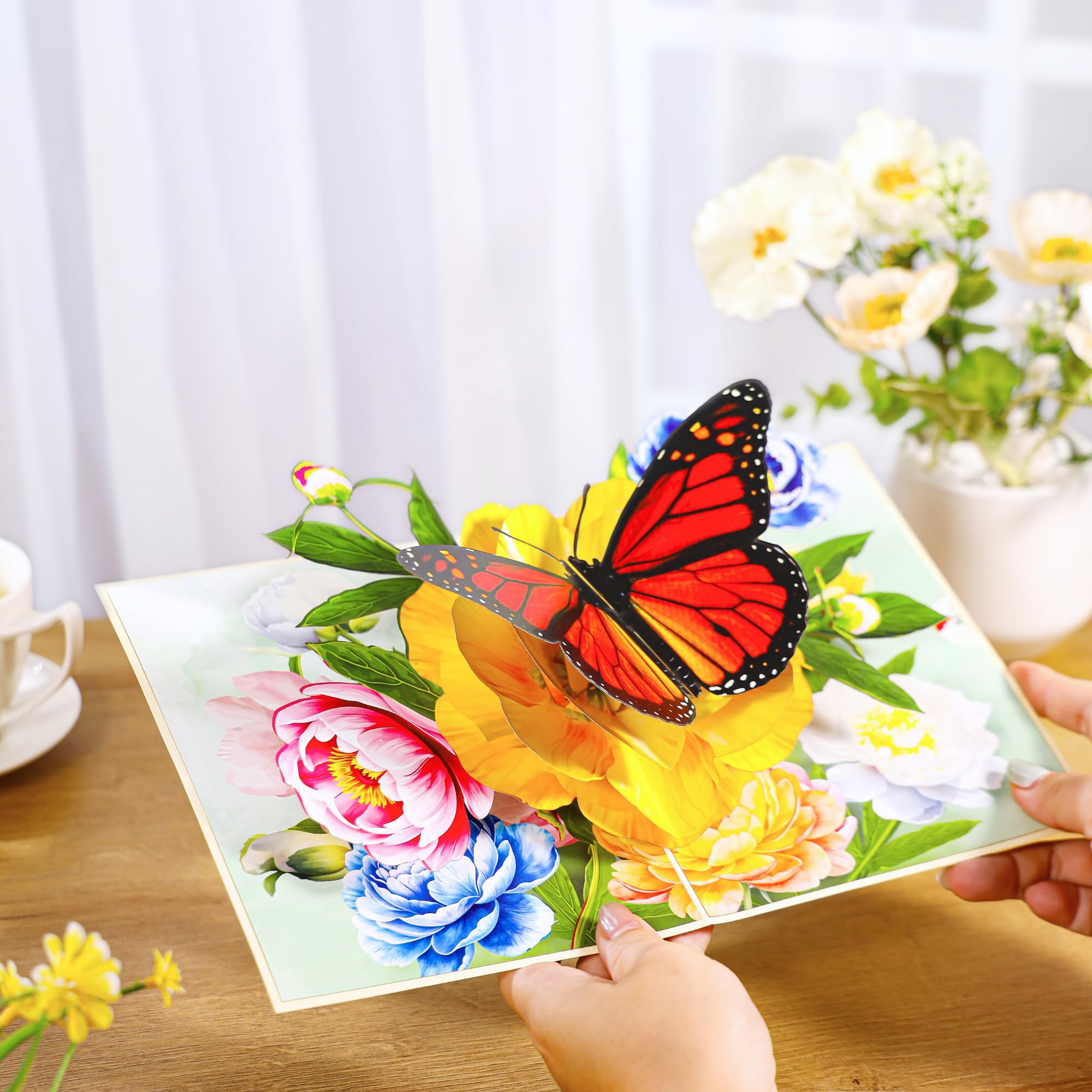 Cherry Blossom 3D Pop-Up Greeting Card