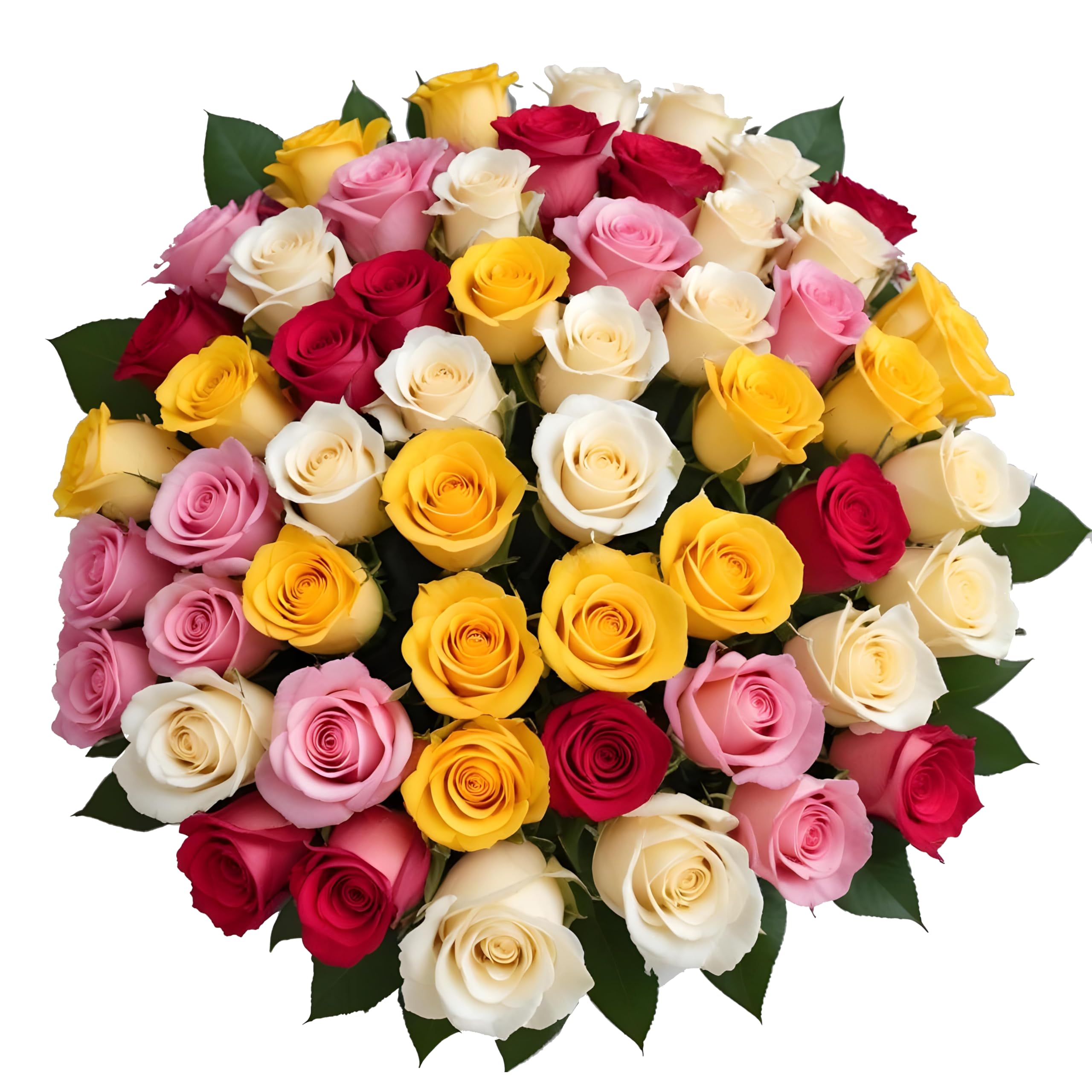 Assorted Fresh Rose Bouquet