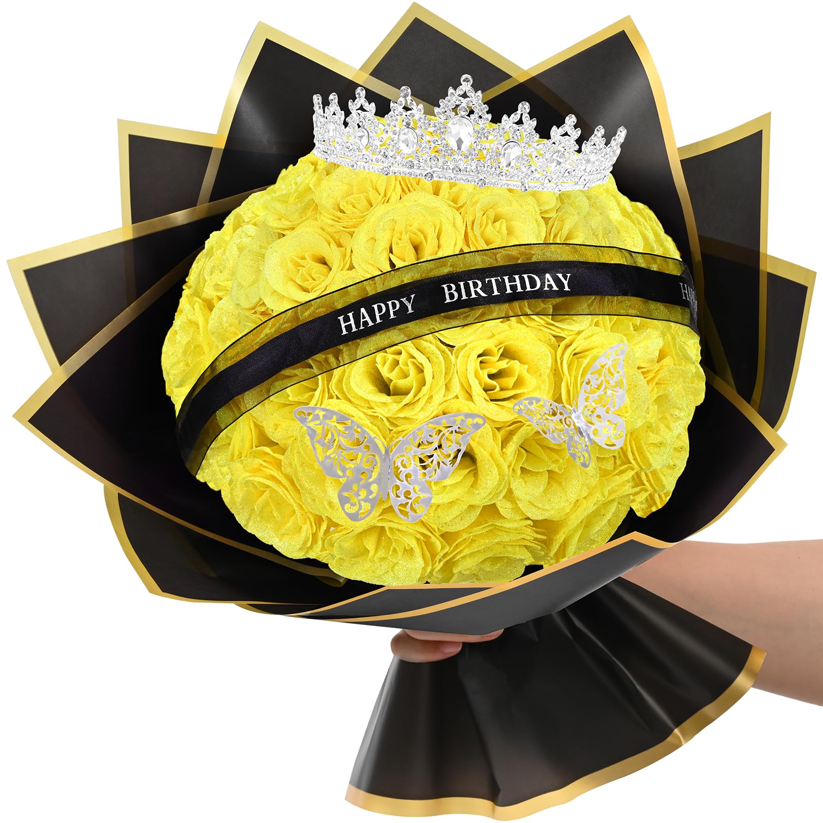 Waipfaru Glitter Roses Bouquet
