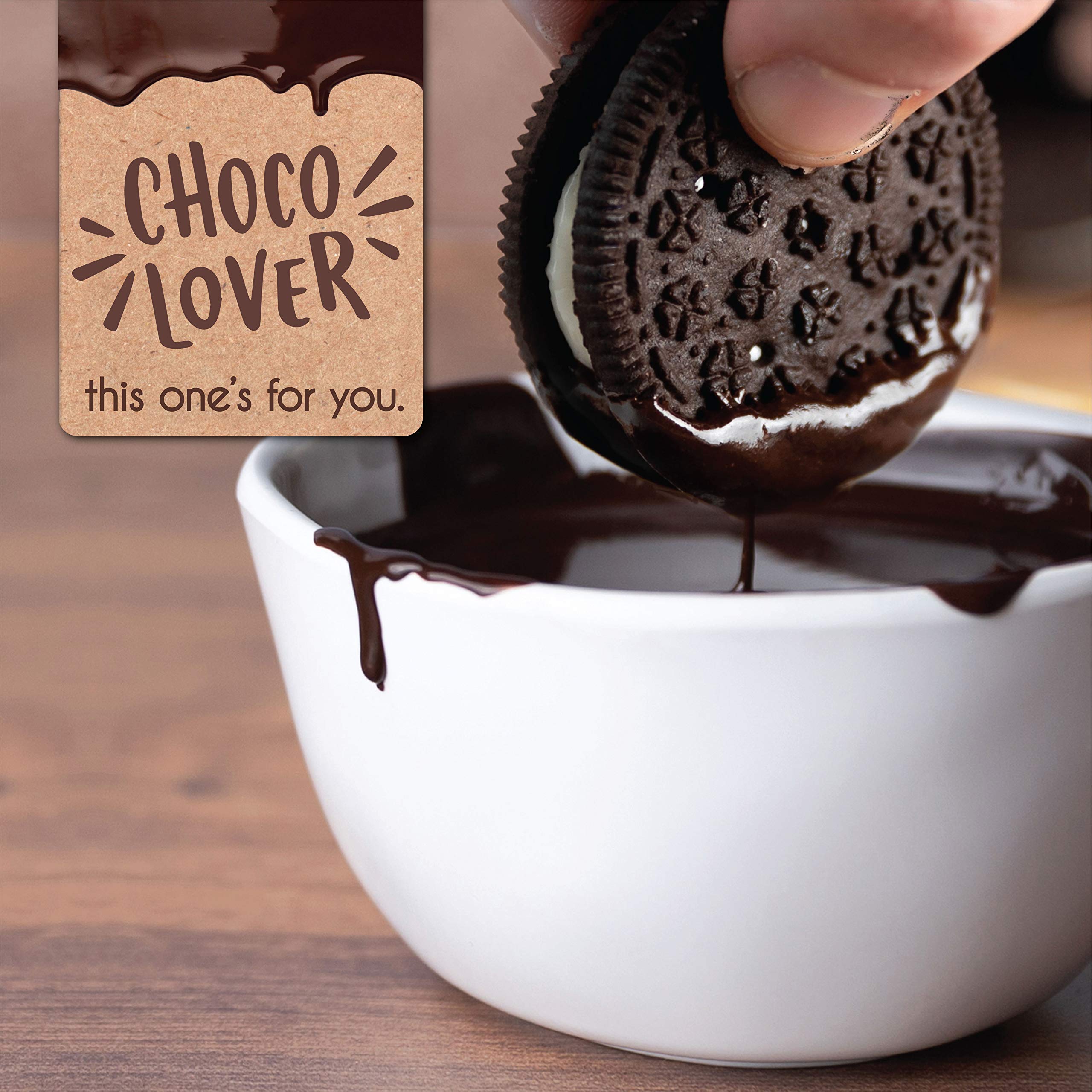 Chocolate Covered Cookie Gift Basket Set