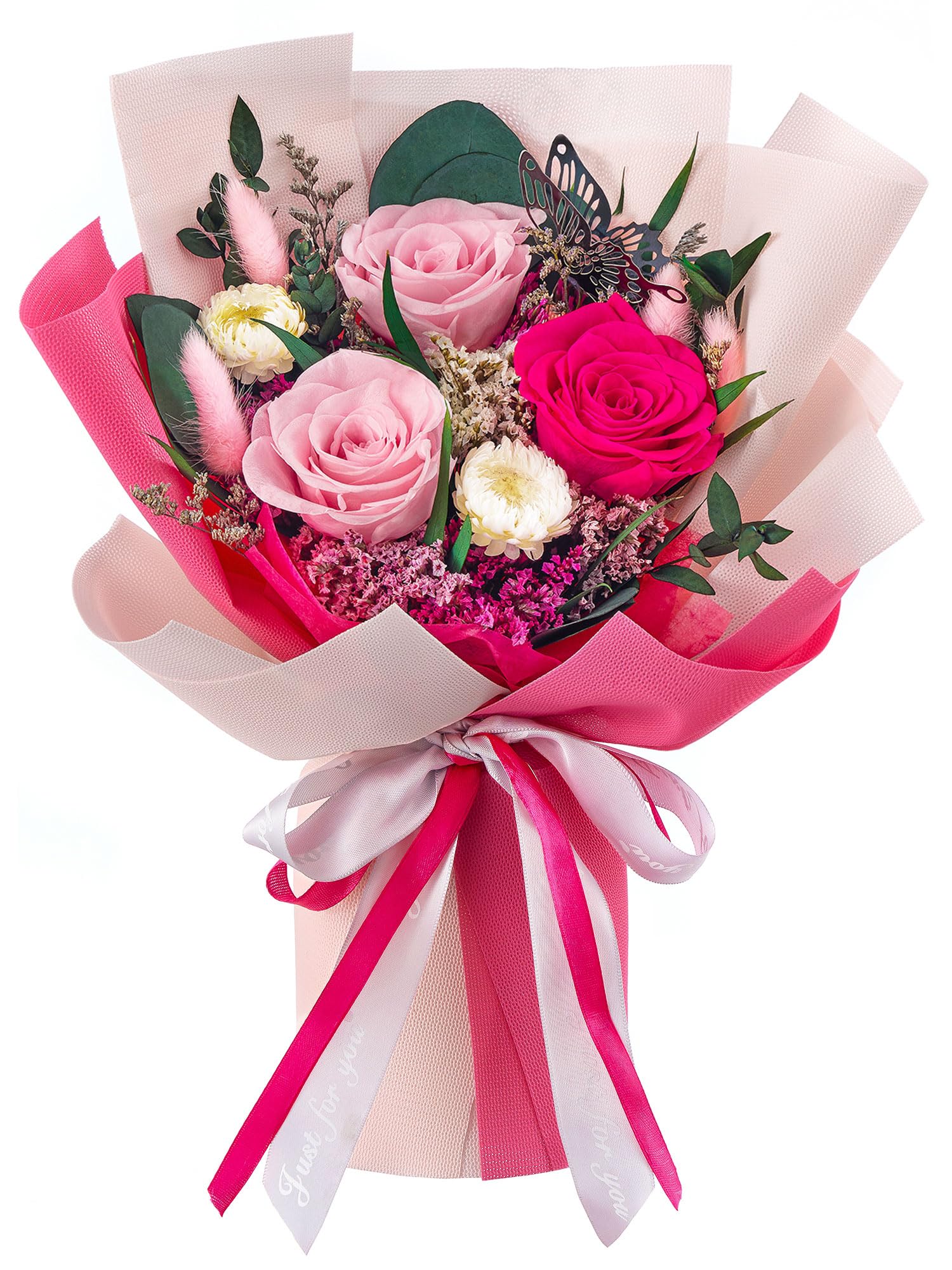 Preserved Rose Bouquet Gift for Women & Mom