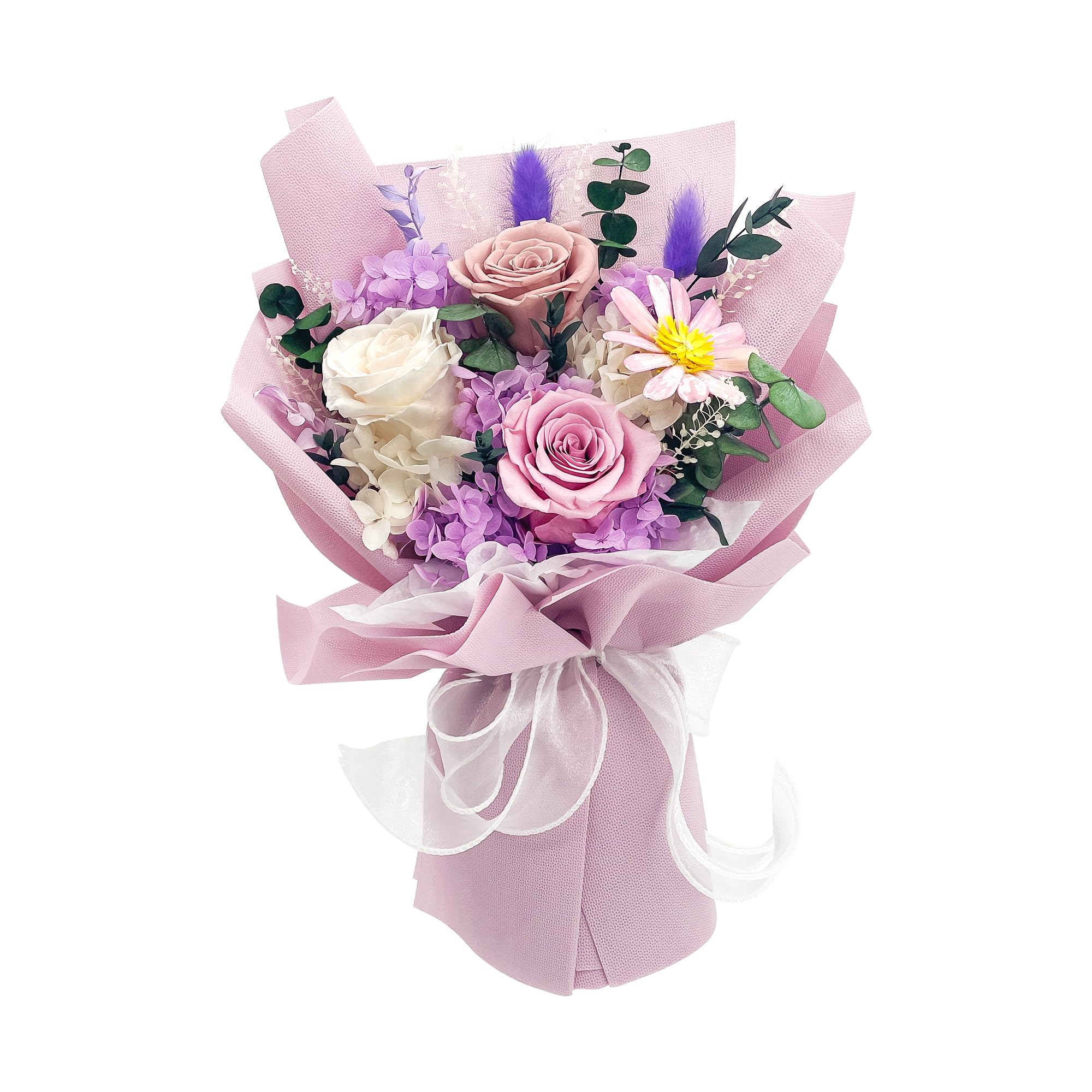Preserved Rose Bouquet Gift Box for Women & Mom
