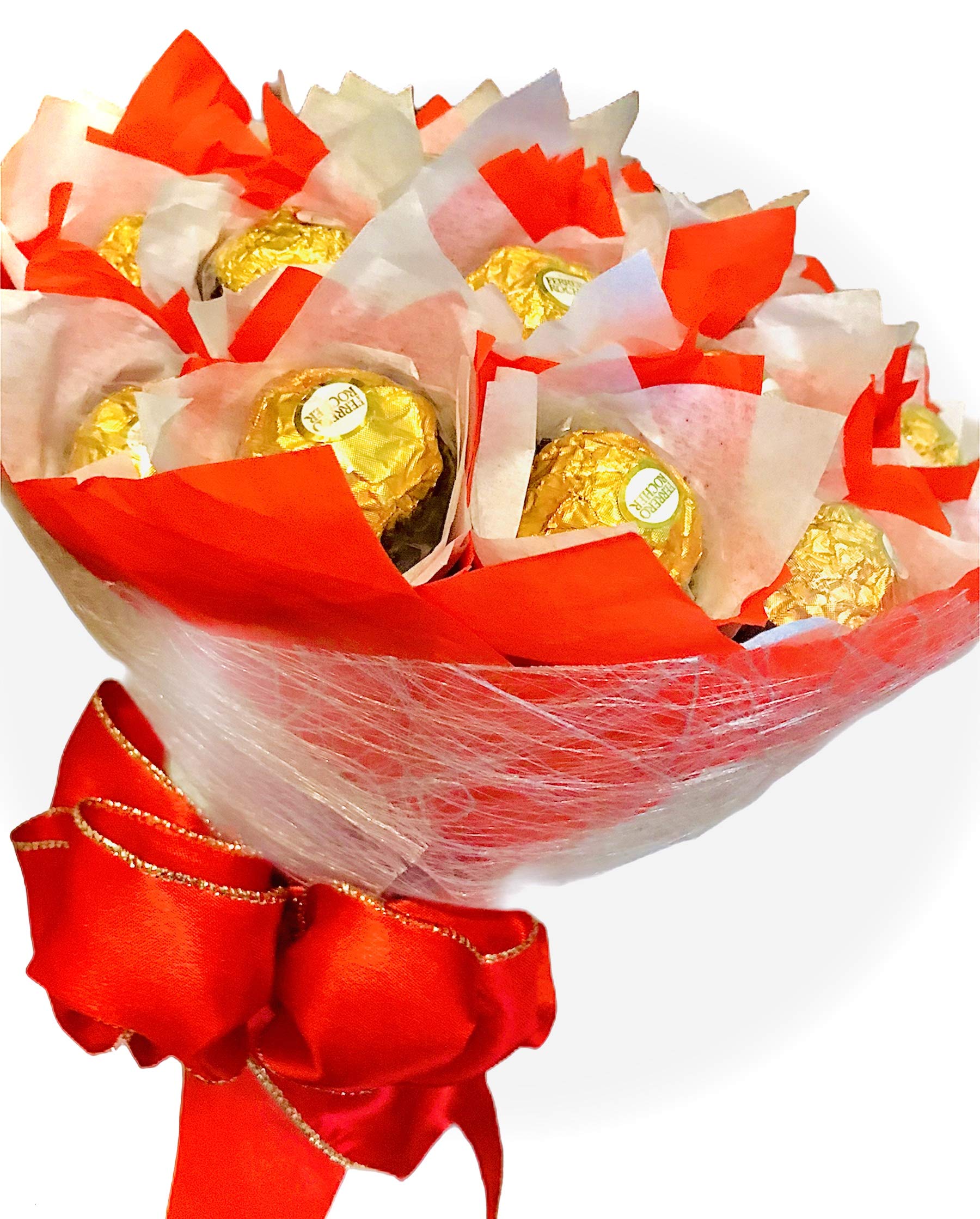 Hazelnut Chocolate Rose Gift Bouquet Set