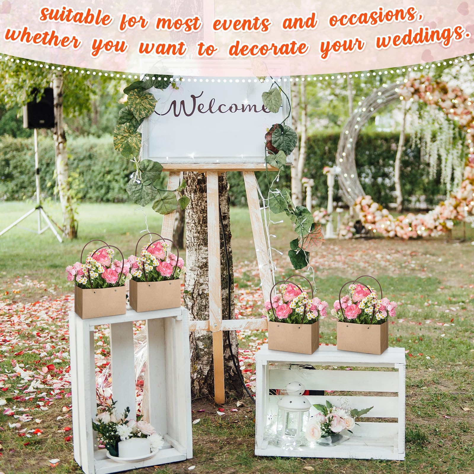 6-Set Flower Gift Boxes with Floral Foam Blocks