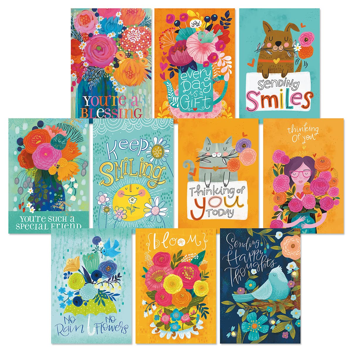 20-Pack Thinking of You Greeting Card Set