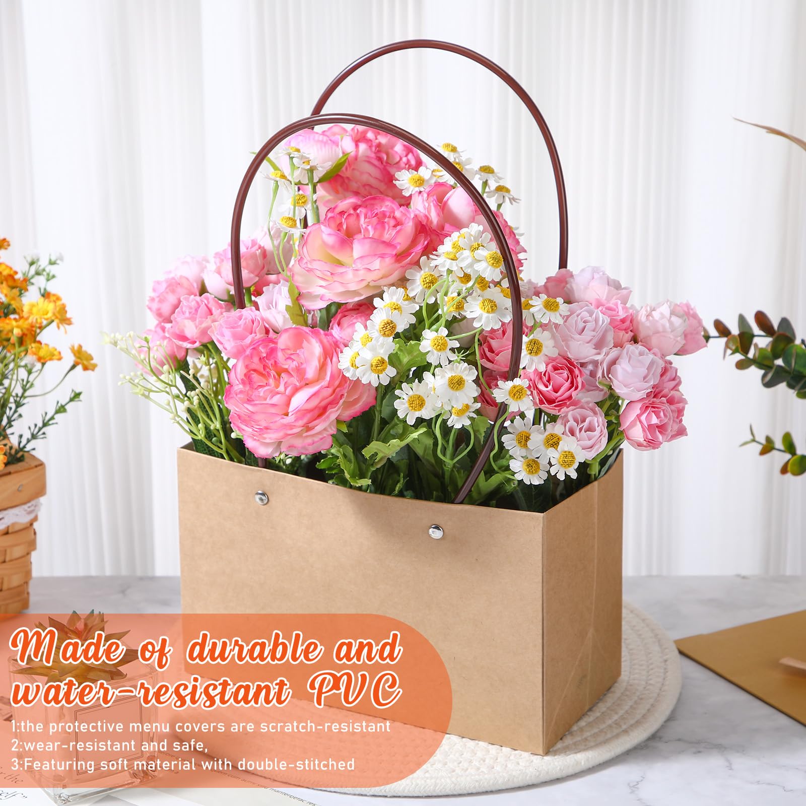 6-Set Flower Gift Boxes with Floral Foam Blocks