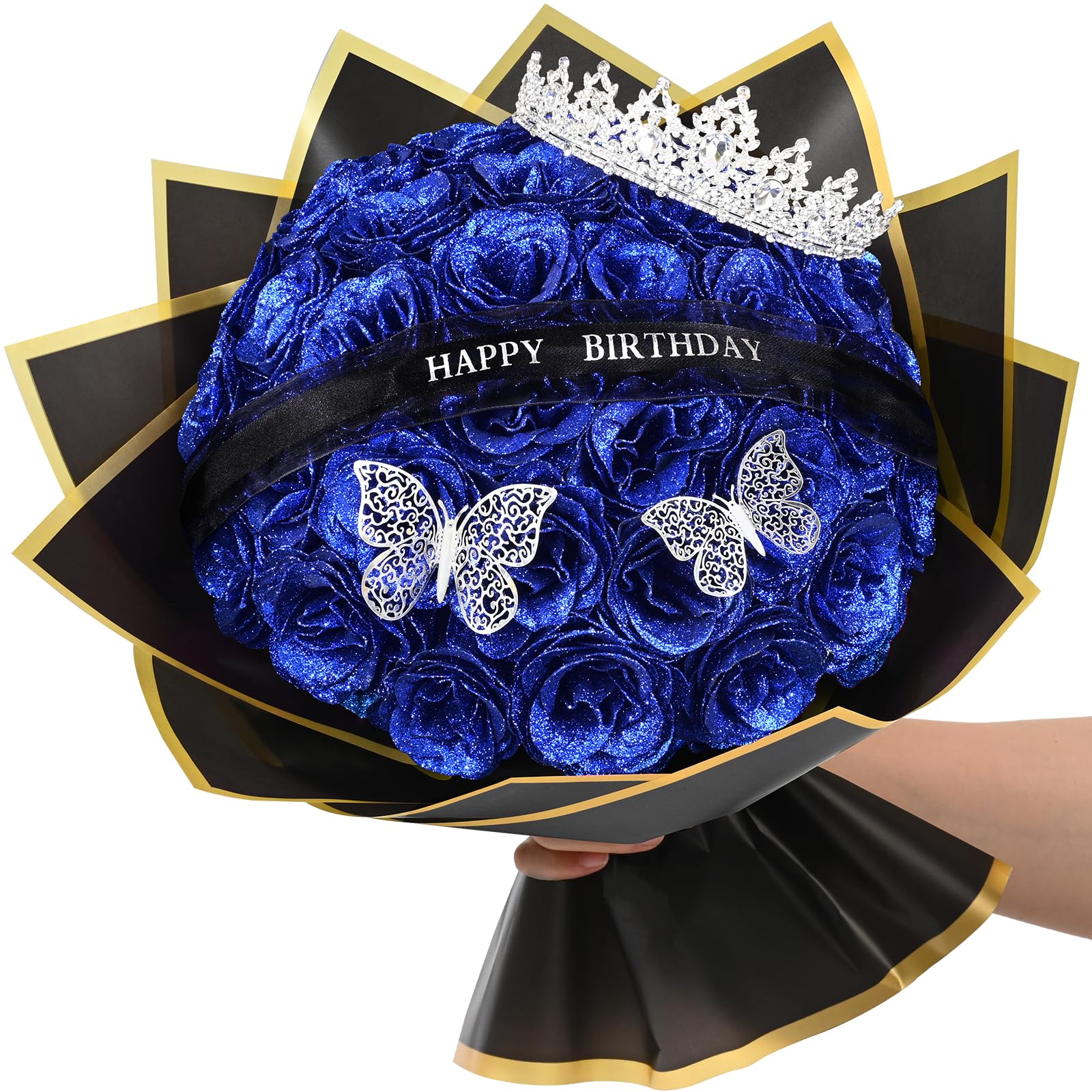 Waipfaru Glitter Roses Bouquet