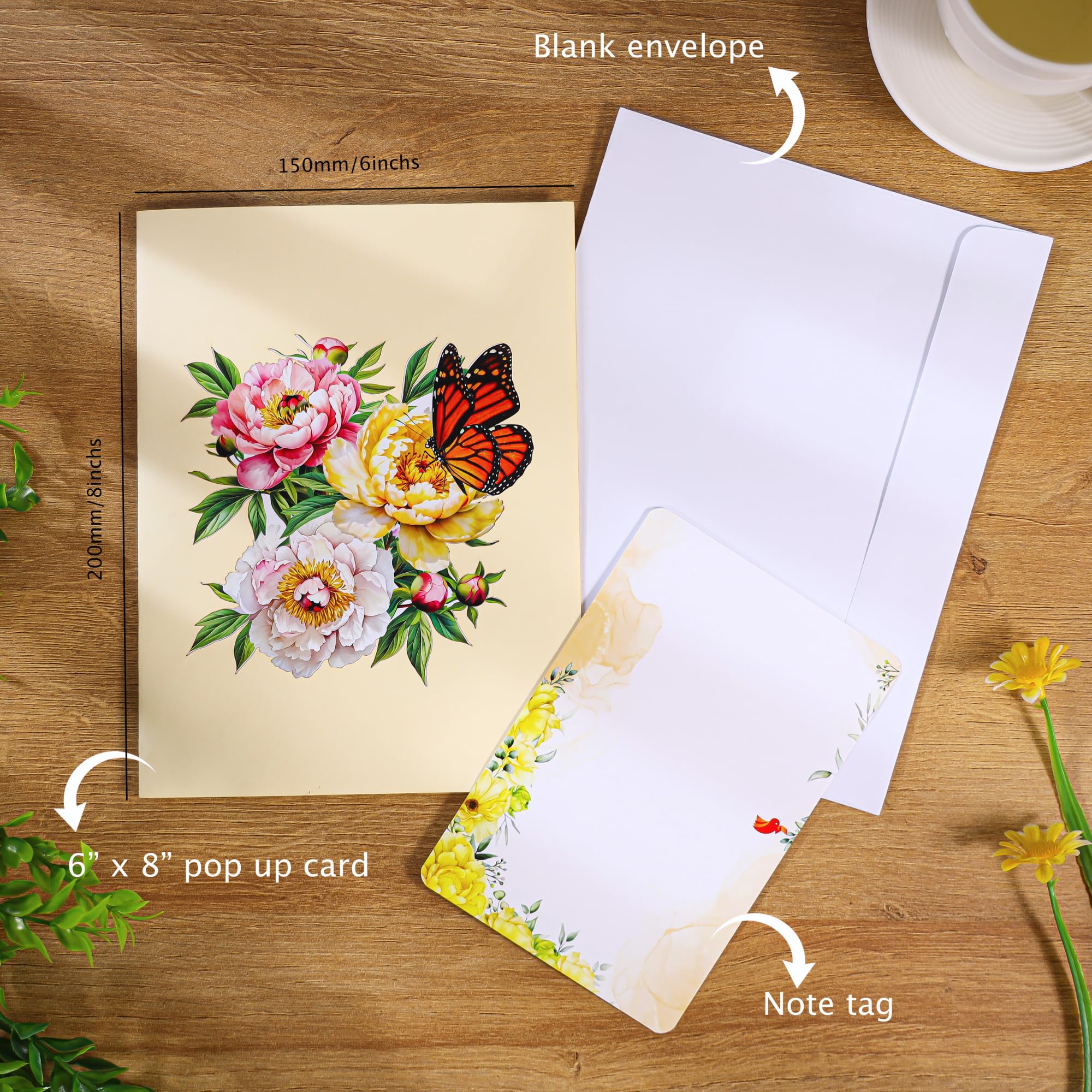 Cherry Blossom 3D Pop-Up Greeting Card